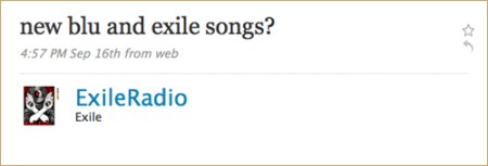Blu Exile Twit